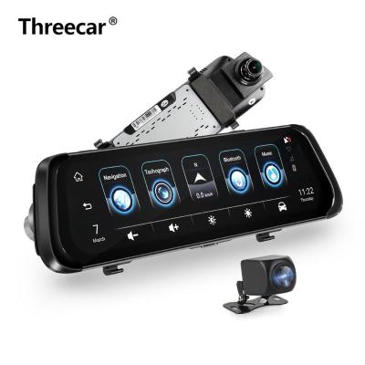 China 4G/wifi/bluetooth 10 inch Android 4G ADAS streaming multimedia rearview camera HD wifi GPS car black box mirror DVR dash cam for sale