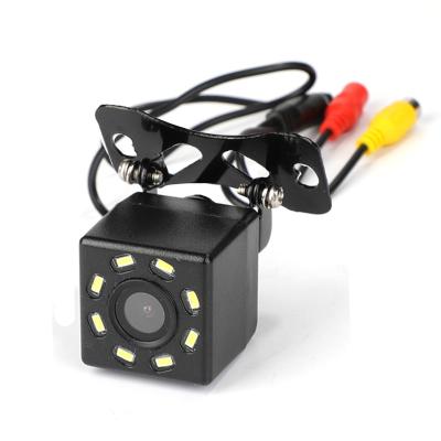 China 1108 Waterproof With 8 LED Rear View Camera Car HD Camera Reverse Universal Waterproof With RCA Connector for sale