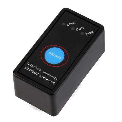 China OBD2 ELM327 V1.5 Universal OBDII Universal Scanner Scan Tool Car Auto Code Scanner With Switch For Android Symbian Windows for sale