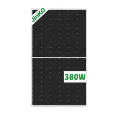 China Jinko A Grade 380w Mono Solar Panel High Efficiency PV Modules Solar Panel 182mmx182mm for sale