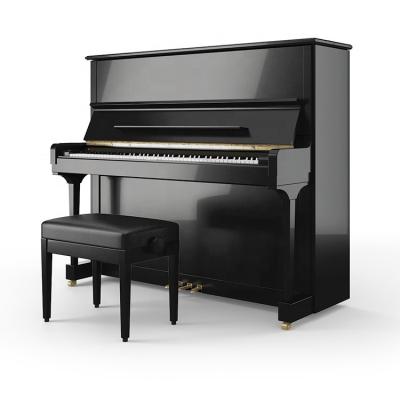 China UP-131E Professional 88 Key Middleford Size Big Tuners Acoustic Upright Piano Black Glossy for sale