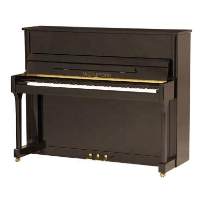 China 121cm Mechanical Height Brown Upright Piano With Adjustable Piano Bench for sale