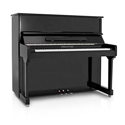 China Middleford UP-121E Mechanical Acoustic Upright Piano with Chrome Metal Parts for sale