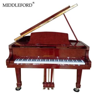 China New mechanical high quality professional mahogany grand piano with bench and piano accessories for sale