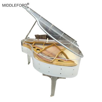 China Middleford Crystal Grand Piano Install USA Disc Piano Prodigy Mechanical Clear Acrylic Flash IQ Automatic Player Self Playing System for sale