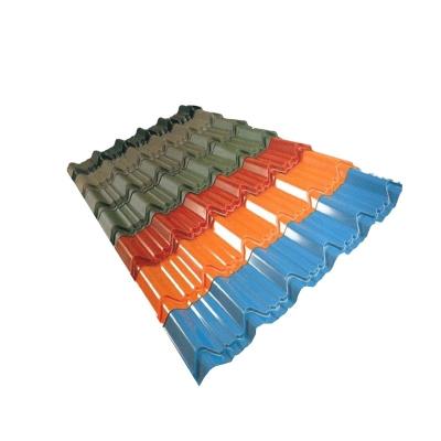 China RAL9001 PPGI Corrugated Metal Sheet Construction Roofing Building Material for sale