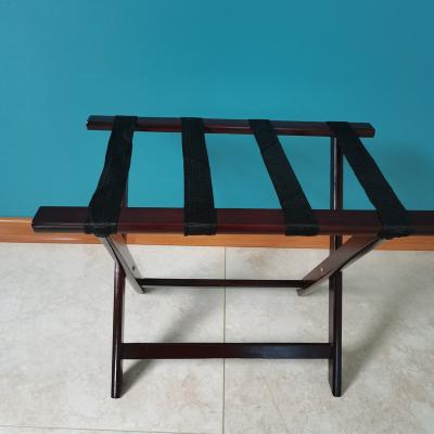 China Heavy Duty Hotel Bedroom Heavy Duty Hot Selling Solid Wood Finished Foldable Luggage Rack Rack for sale