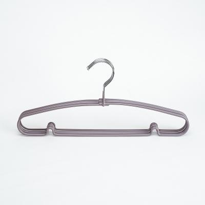 China Cheap Eco - Friendly Material Factory Price Custom Branded Anti Slip Metal Hangers for sale