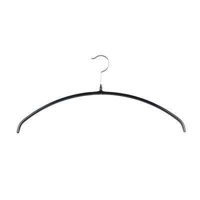 China Popular Eco-friendly Material PVC Coated Coat Hangers Non-slip Metal Clothes Hangers Colorful for sale