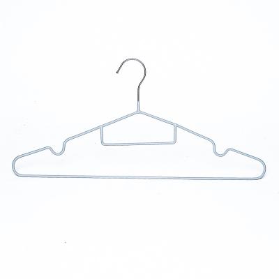 China Space Saving Eco-friendly Material Non-slip PVC Coated Metal Hanger for sale