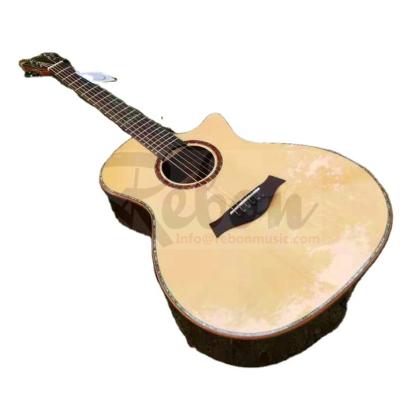 China Fir/basswood Weifang Rebon 40 inch solid top acoustic guitar for sale