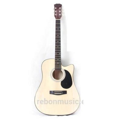 China Basswood Weifang Rebon 41 Inch Student Cheap Beginner Acoustic Guitar for sale