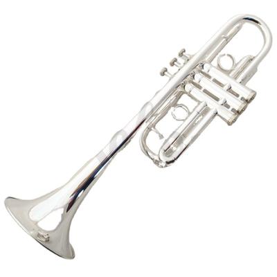 China Weifang Rebon C Silver Plated Main Silver Plated Cheap Trumpet for sale