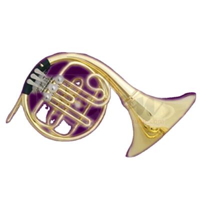 China Gold Lacquer Weifang Rebon Bb Key French Horn for sale