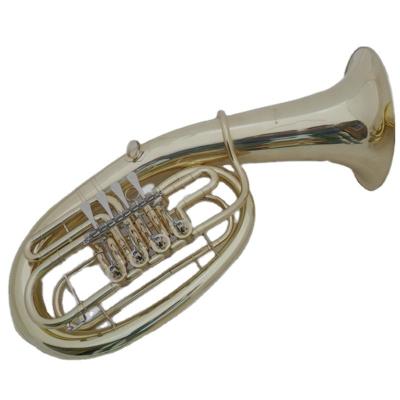 China Nice Gold Lacquer Weifang Rebon Bb Tuba for sale