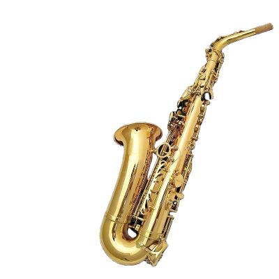 China Gold Lacquer Weifang Rebon Brass Main Body EB Saxophone for sale