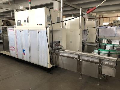 China Full Auto Pre-Made Bags Sanitary Towe Packaging Machine L6.3m×W1.5m×H2.0m Size for sale