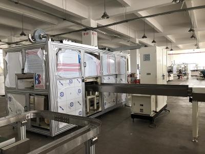 Cina Linea di produzione automatica del pannolino del bambino un sistema trifase fabbricato di quattro cavi in vendita