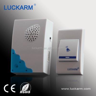 China 2017 Cool ABS Plastic Funny Remote Control Smart Wireless Doorbell LUCKARM for sale