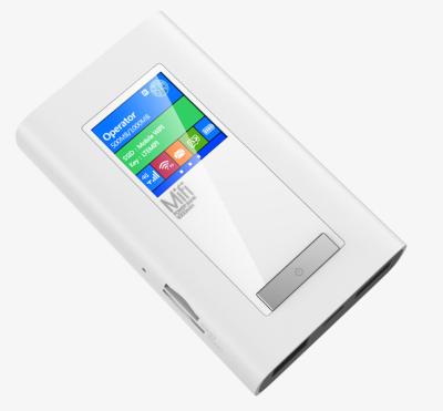 China RJ45 port 4g router with dual sim card slots and 5200mAh power bank for sale