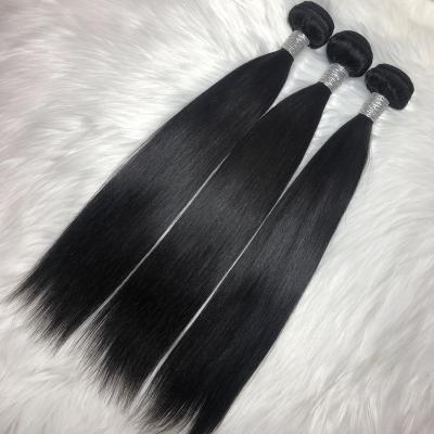 China 100% Raw Unprocessed Virgin Hair Double Machine Wefted Hair No Chemicals, No Mix, Can Be Colered Hair Bundles For Women Bone Soft Straight for sale