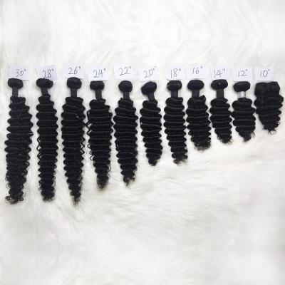 China Deep Wave Cuticle Aligned Raw Virgin Hair Bundle Mink Brazilian Hair Bundles Weaves Deep Wave for sale