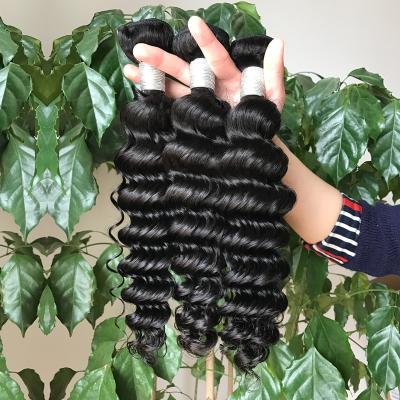 China 100% Raw Unprocessed Virgin Peruvian Straight Hair Bundles 100% Natural Unprocessed Virgin Human Hair Cuticle Aligned Deep Wave Hair Bundles for sale