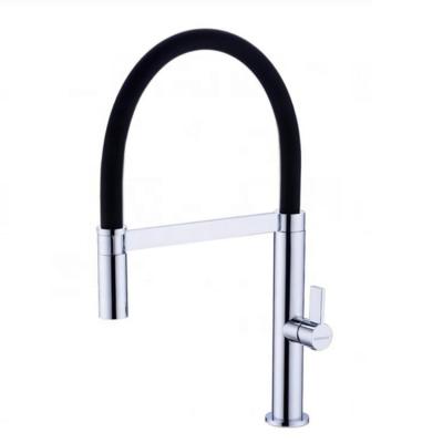 China Contemporary Solid Brass Sink Faucet Pull Down Sink Mixer Tap 360 Swivel To Spout Hot And Cold Water Torneira Kitchen Faucet Faucet for sale