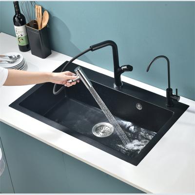 China Without Single Faucet Quartz Stone Bowl Kitchen Taichung Countertops Sink Granite Sink Set Large,Black,White for sale