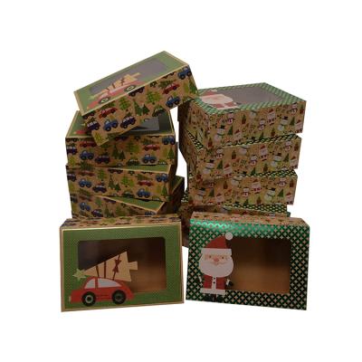 China Recycled Materials Wrapping Paper Gift Box Biodegradable Special Personalized Paper Christmas for sale