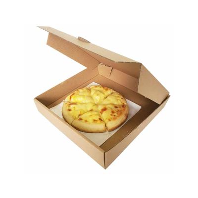 China Recycled Materials Wholesale Custom Logo Packaging Delivery Cardboard Boxes Corrugated Printed Paper Pizza Takeout Box for sale