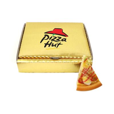 China New Materials Design Recycled Food Packaging Aluminum Foil Insulation Pizza Insulated Frozen Paper Box for sale