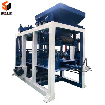 China Building Material Shops QT10-15 Automatic Fly Ash Hydraulic Cement Concrete Brick Making Machine for sale