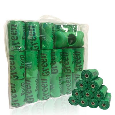 China Viable Wholesale Biodegradable Plastic Dog Waste Poop Bag Cheapest Price PPE Dog Clean Poop Bags for sale