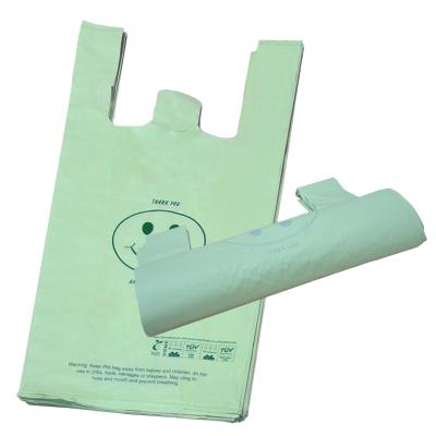 China BPI Recyclable Eco Friendly Plastic Trash Liner Bags Customizable Compostable Degradable Bio Waste Bags Bin Bags for sale