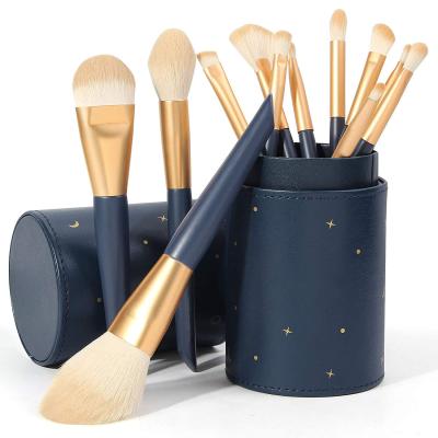 China High Quality Makeup Brushes 12 Pcs Professional Synthetic Makeup Brush Set With Holder for sale