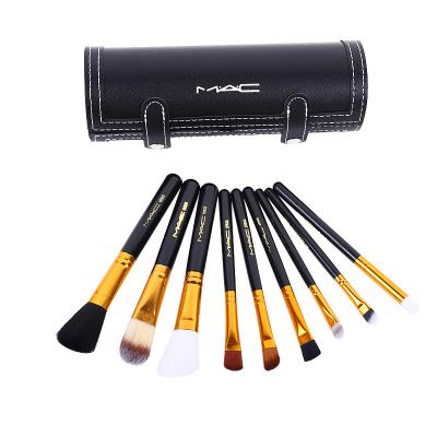 중국 9pcs products black makeup brush set powder foundation cosmetic tool set pinceaux maquillage private label makeup brush for mac 판매용