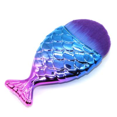 Китай free sample colorful mermaid glitter makeup brush in Foundation powder makeup brush beauty cosmetics продается