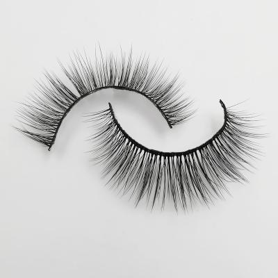 China 4 Pairs Of Handmade Mink False Eyelashes Natural Slender Three-Dimensional Multi-Layer Eyelashes en venta