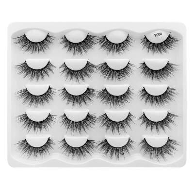 Cina Faux Eyelashes With Silk Lashes Mink False Eyelashes And Fake Silk Eyelashes False Eyelashes in vendita