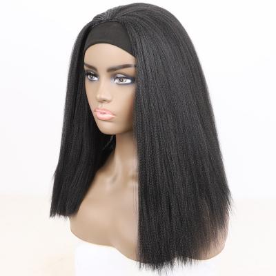 China Hot Sale Style No Lace Headband Wigs Vendors Brazilian Headband Wigs for Black Women for sale