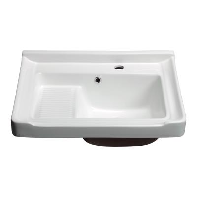 China Sink HY60E - Wholesale Chaozhou Ceramic Laundry Bathroom Tub With Wash Panel For Washing Clothes for sale