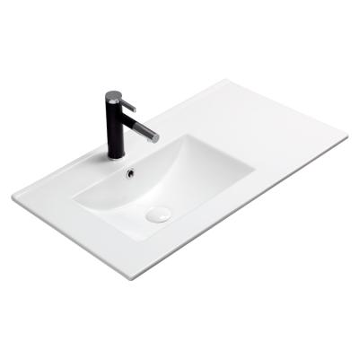 China Ceramic Cabinet Basin Cabinet Sink With CE Bathroom Basin for sale