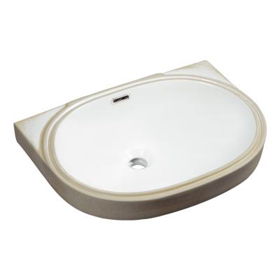 China Sustainable bathroom sink 22 INCHES under the ceramic washbasin for sale