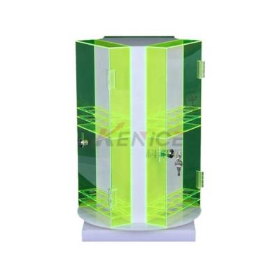 China Goods 360 Rotation 3 Tiers Cell Phone Accessories Showcase/Cabinet Mobile Phone Accessories/Counter Retail Display Stands for sale