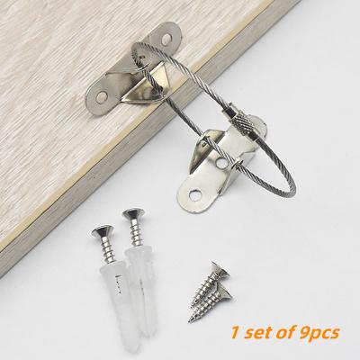 China Home Improved Furniture Straps For Furniture Proofing Prevent Falling Tip Anti Earthquake Fasteners For Child Safety Furniture Anchors for sale