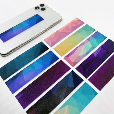 China Diy Concave Convex Particle Label Decompression Sticker Mobile Phone Case Gradient Calm Sensory Sensing Stickers for sale