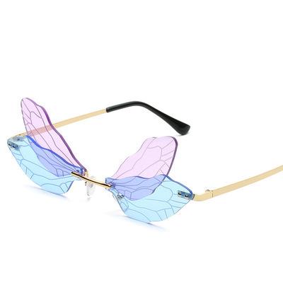 China Rimless Fashion Sunglasses Dragonfly Sunglasses for sale