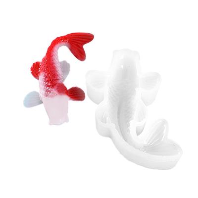 China Europe Koi Fish Silicone Resin Molds for sale