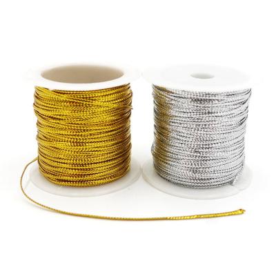 China DIY 1mm Color Rope DIY Handmade Decoration Raw Material 12 Strand Cavity Ribbon (23Yards) for sale